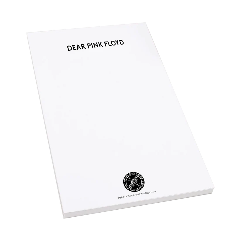 Limited Edition: WYWH 50 Dear Pink Floyd Notepad Set
