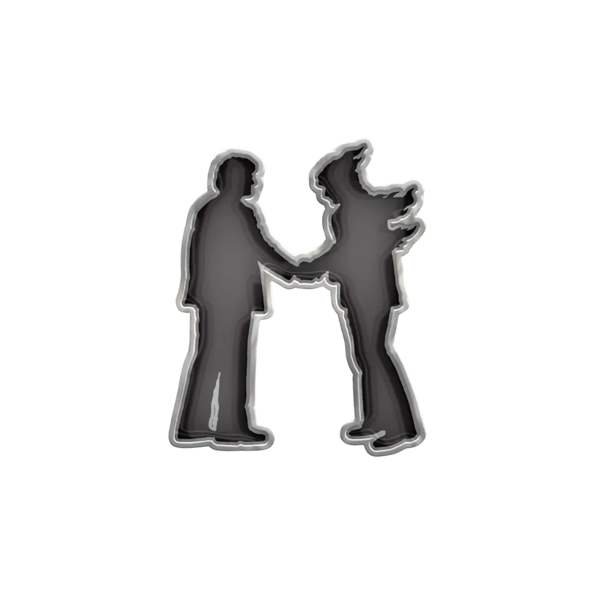 WYWH 50 Enamel Outline Pin