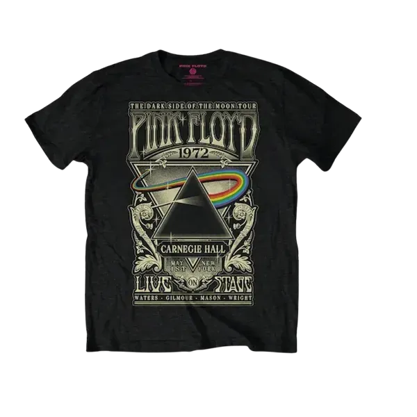 Carnegie Hall Poster Kids Black T-Shirt