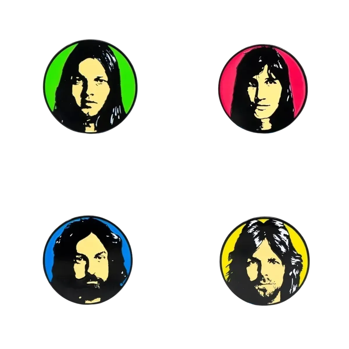 Meddle 4 Enamel Pin Badge Set