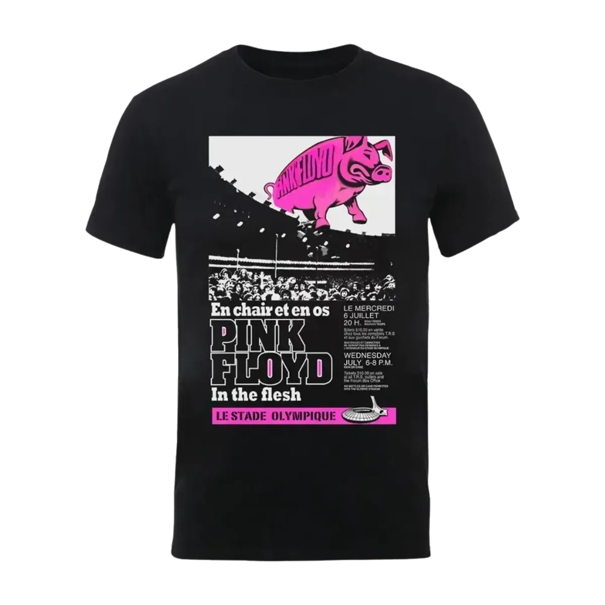 Pink Floyd Animals Le Stade Olympique T Shirt