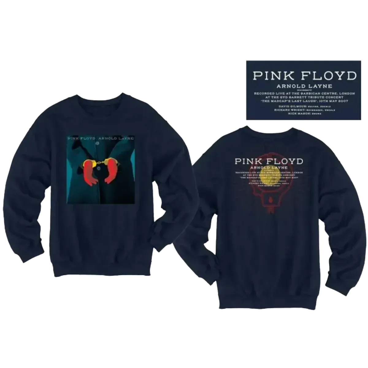 Pink Floyd Arnold Layne Crew Neck Navy Sweatshirt