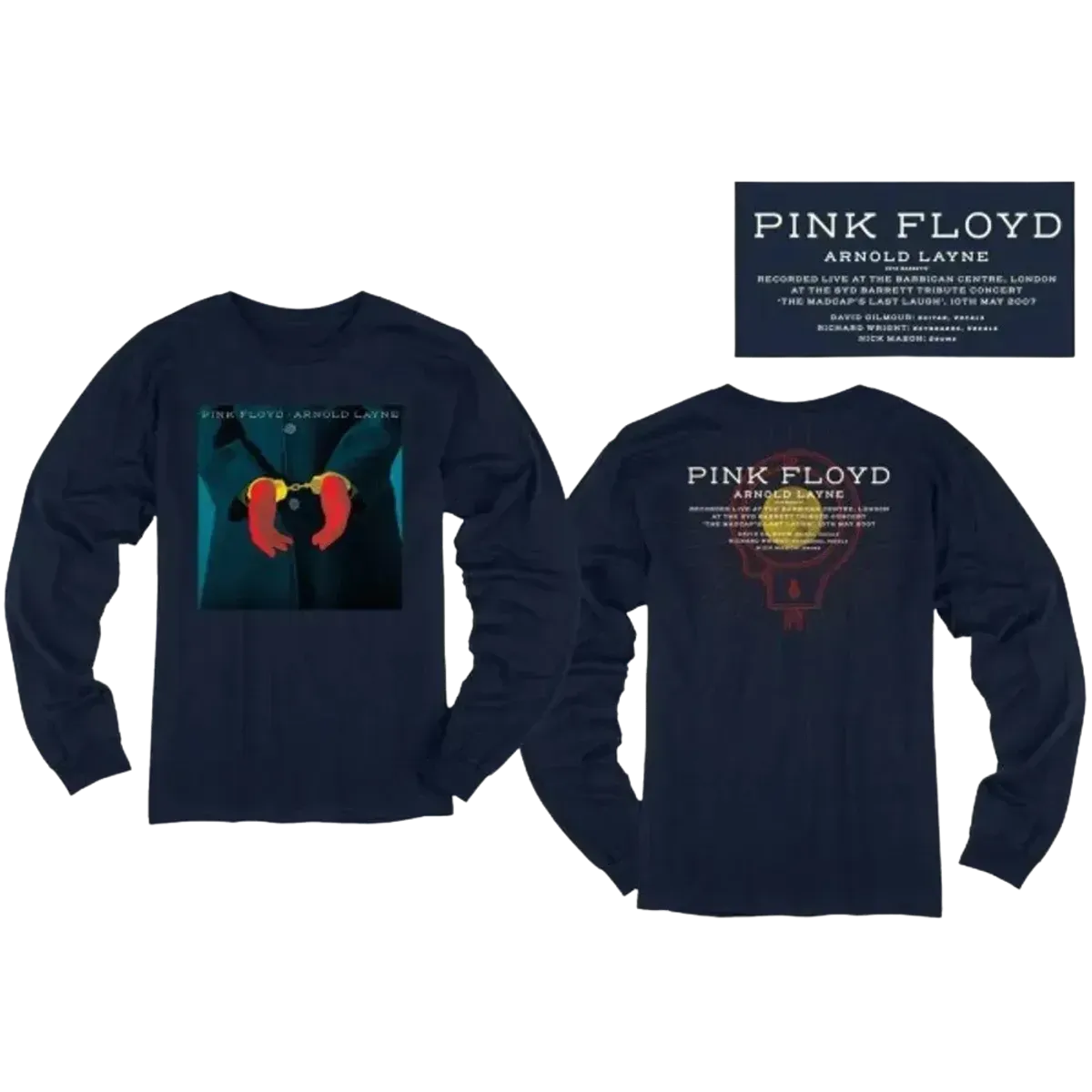 Pink Floyd Arnold Layne Navy Longsleeve T-shirt