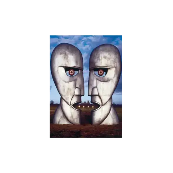 Pink Floyd The Division Bell Metal Heads Postcard