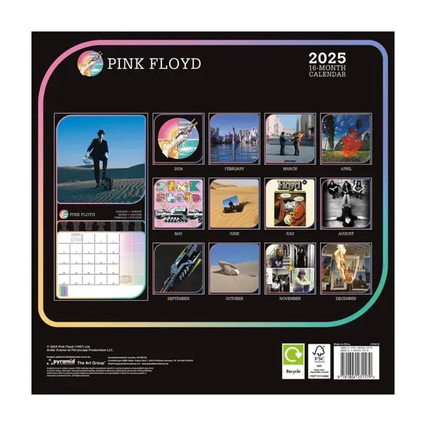 Pink Floyd WYWH 2025 Calendar