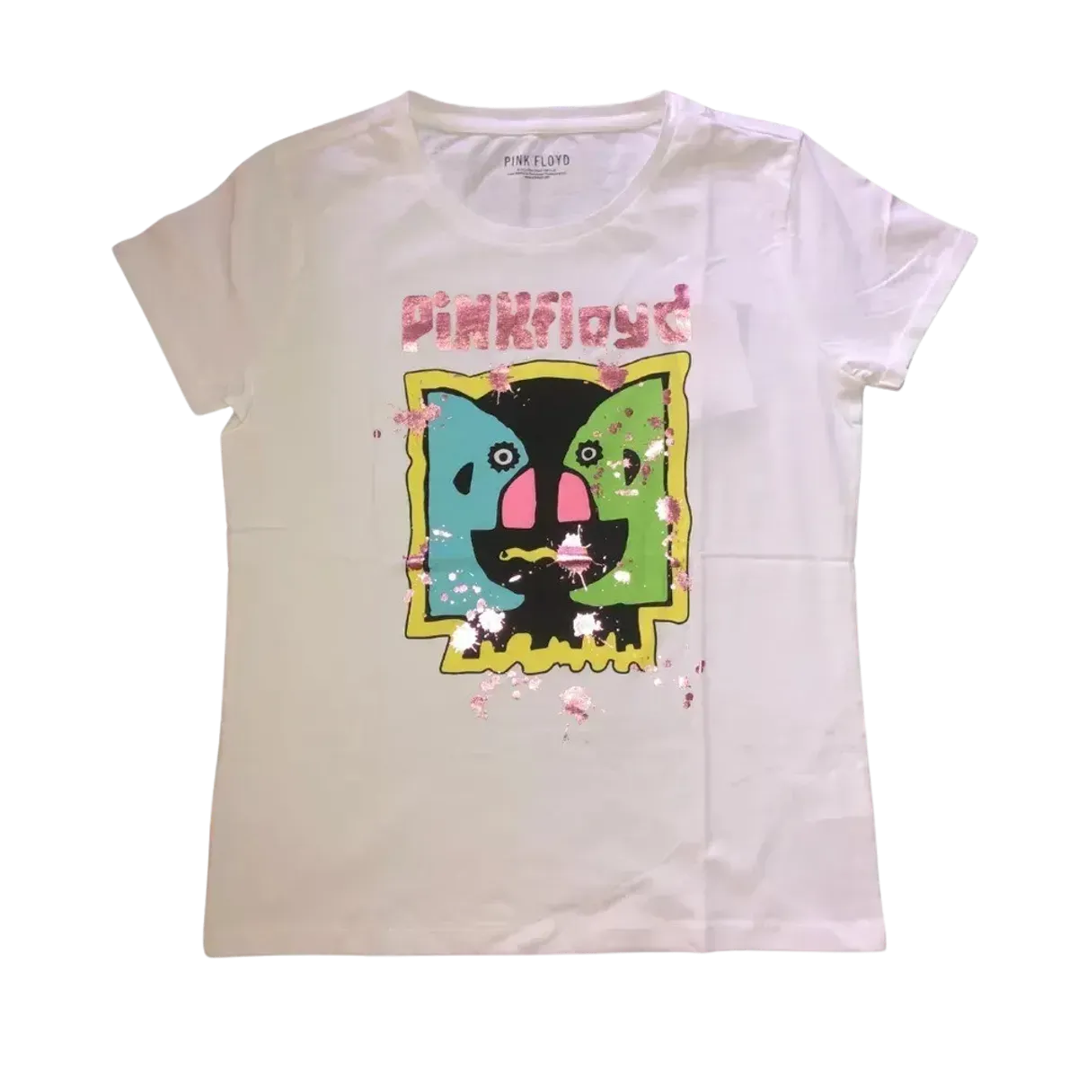 Pink Floyd White Fun Division Bell Ladies T-shirt