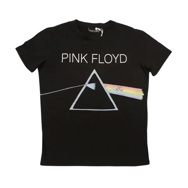 Triangle Prism Black Ladies Tee