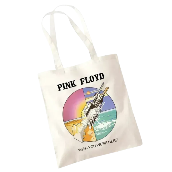 Wish You Were Here Robot Hands Tote Bag