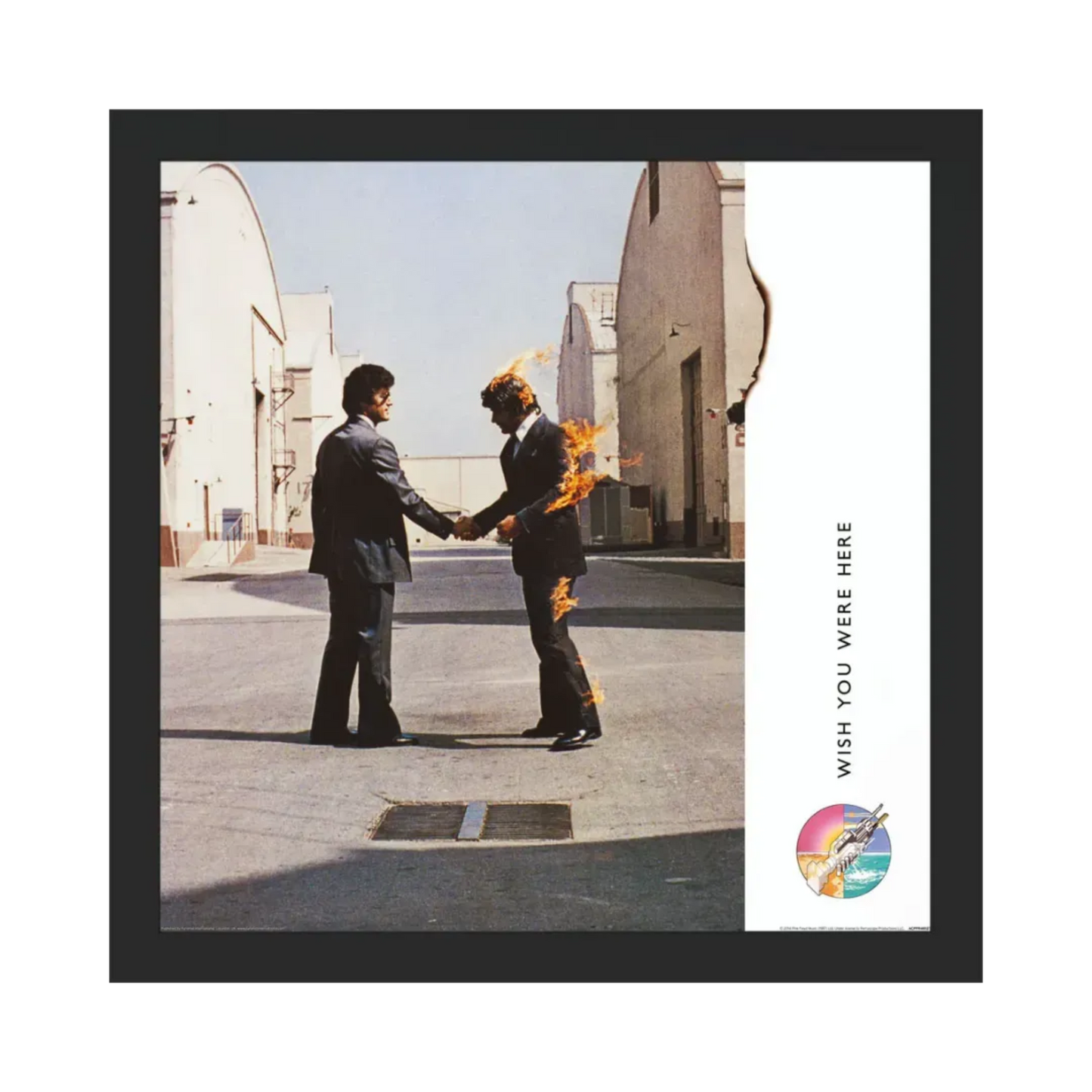 Wish You Were Here Framed Album Cover Print