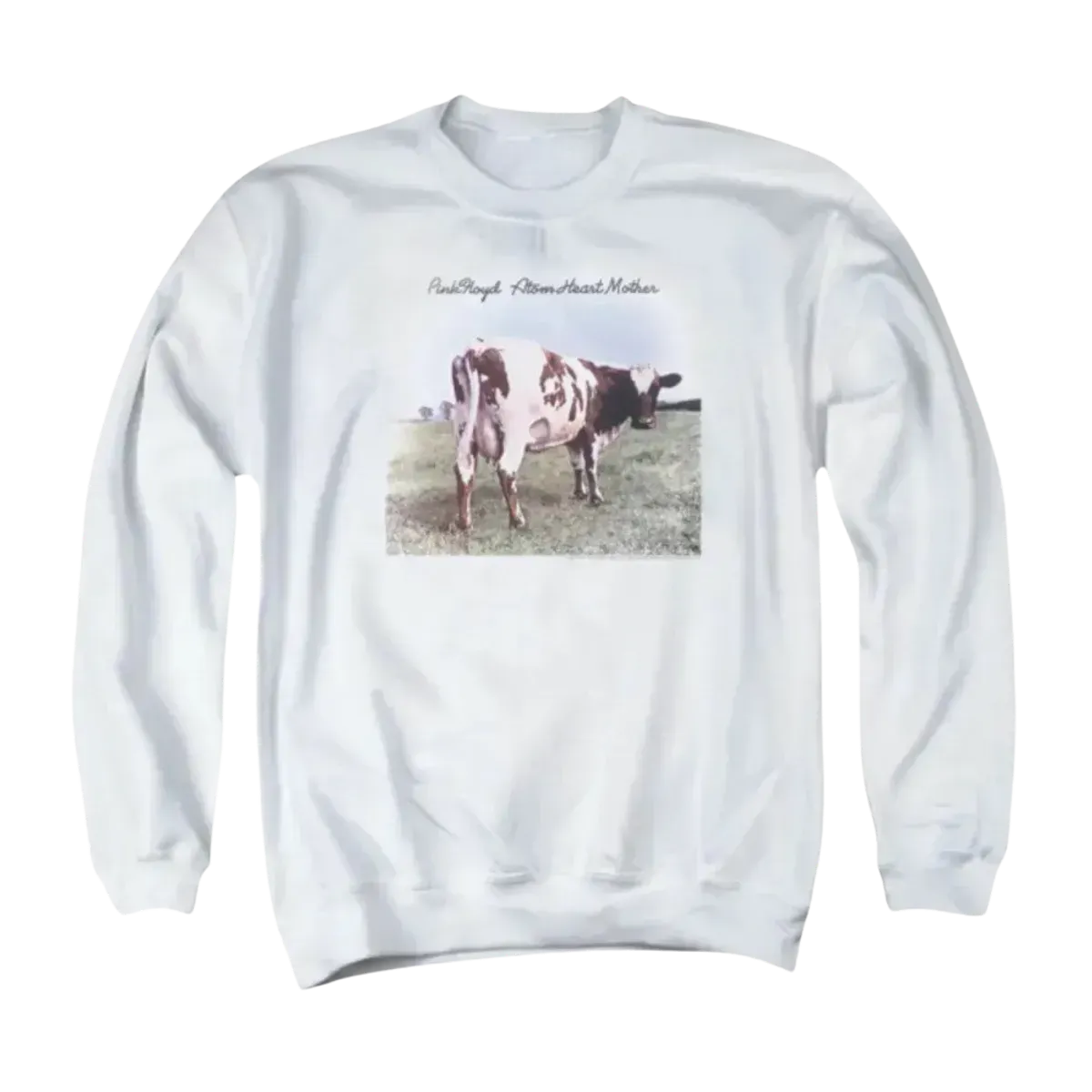 Atom Heart Mother Logo White Crewneck