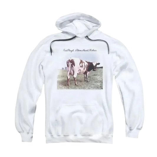 Atom Heart Mother Logo White Hoodie