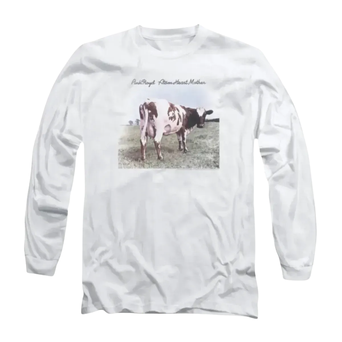 Atom Heart Mother Logo White Longsleeve