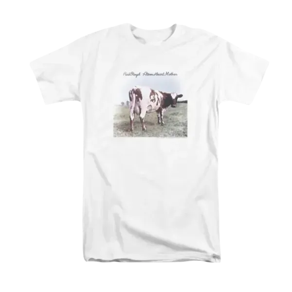Atom Heart Mother Logo White T-Shirt