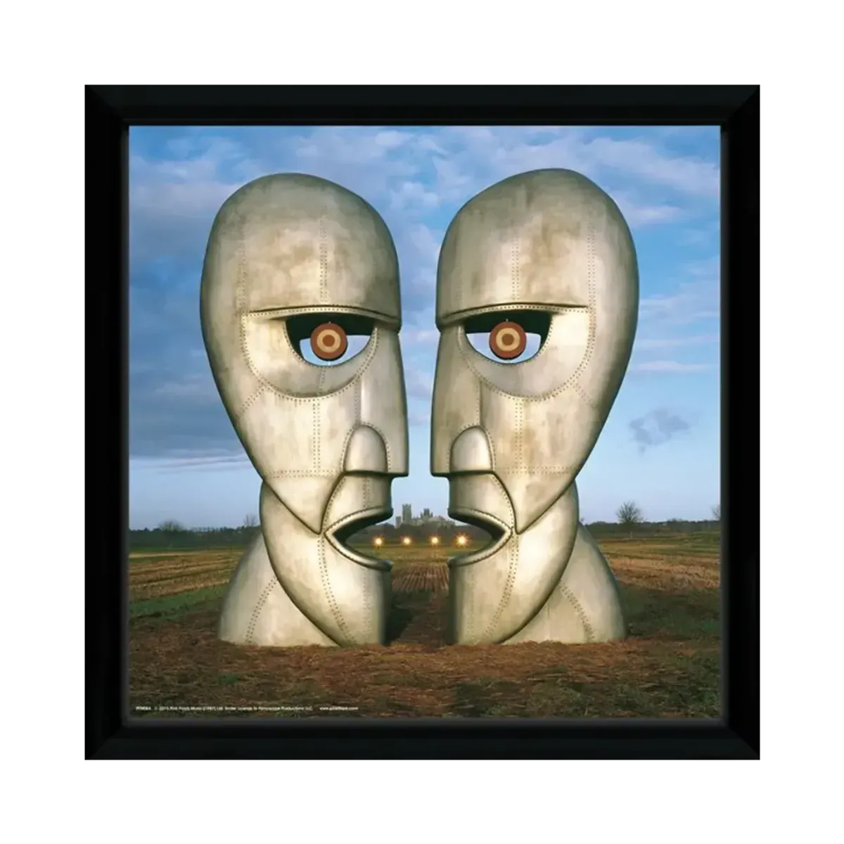 Metal Heads 12" x 12" Framed Print