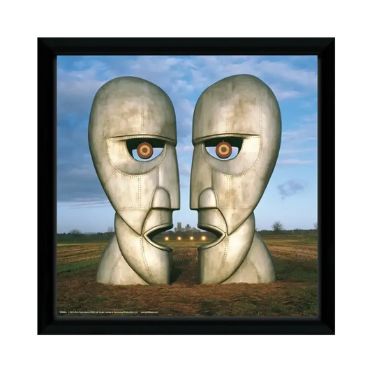 Metal Heads 12" x 12" Framed Print