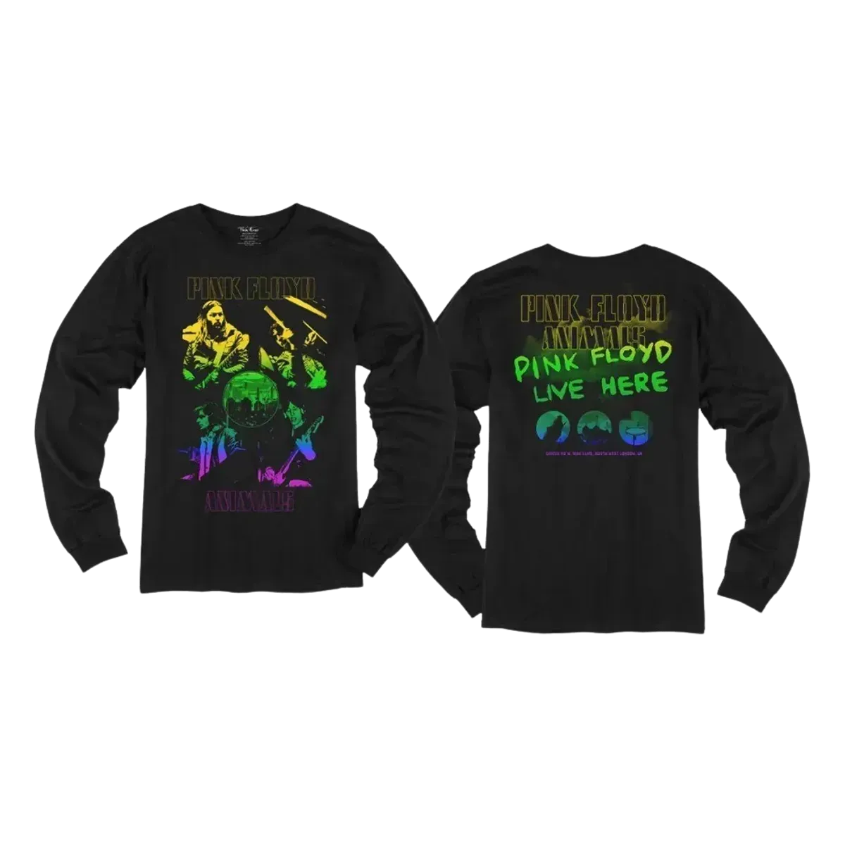 Pink Floyd Animals Live Here Long Sleeve T-Shirt