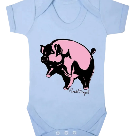Pink Floyd Blue Pig Babygrow