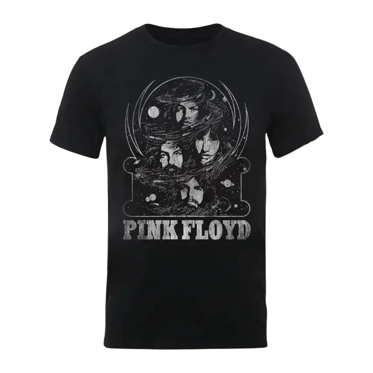 Pink Floyd Distressed Faces T Shirt