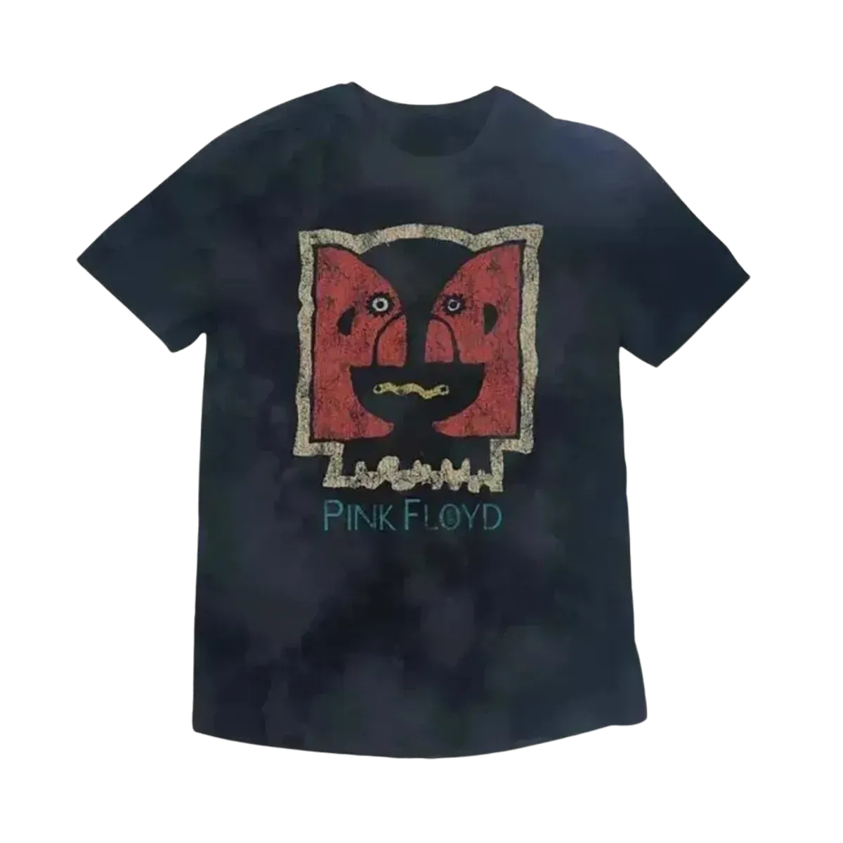 Pink Floyd Division Bell Vintage Black Tie-Dye T-Shirt