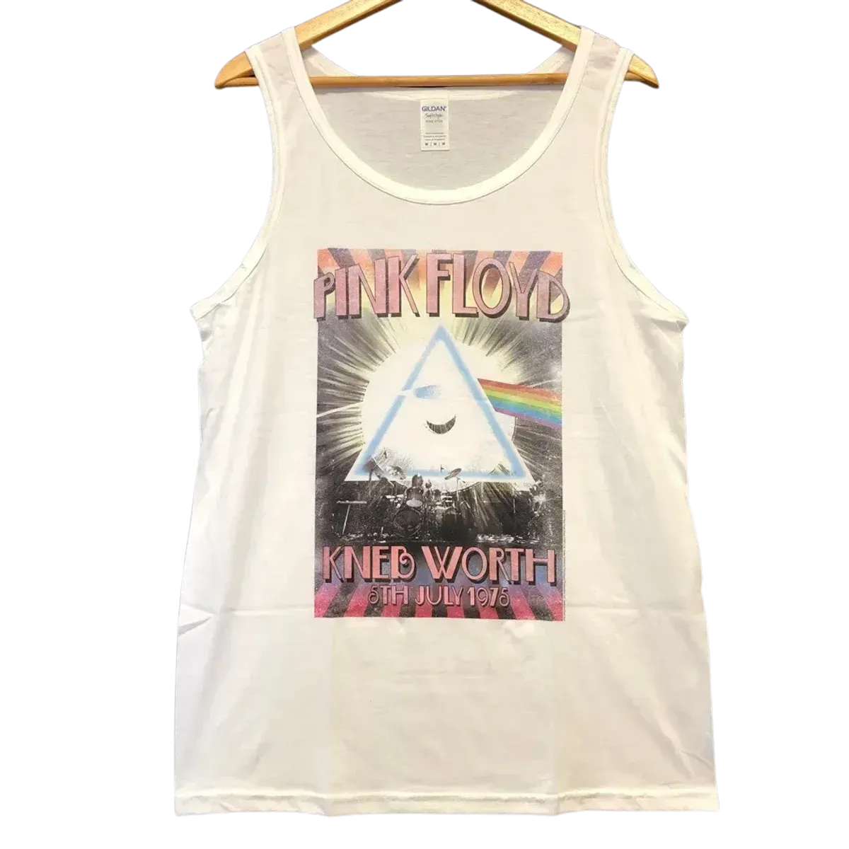 Pink Floyd Knebworth 1975 Tank Top