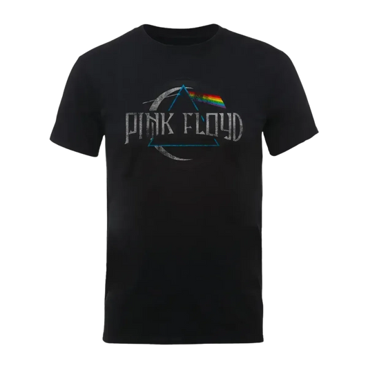 Pink Floyd The Dark Side Of The Moon Circular Logo T Shirt