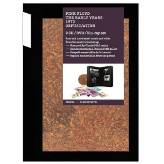 Pink Floyd The Early Years 1972 Obfusc/Ation   2 CD / Dvd / Blu-Ray Set