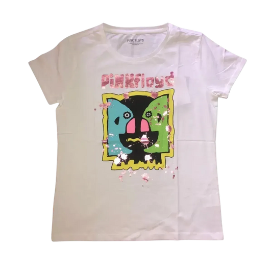 Pink Floyd White Fun Division Bell Ladies T-shirt