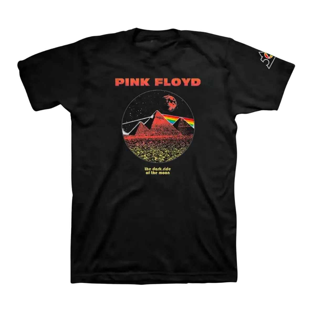 The Dark Side Of The Moon Vintage Pyramid T-Shirt