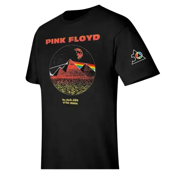 The Dark Side Of The Moon Vintage Pyramid T-Shirt – Pink Floyd