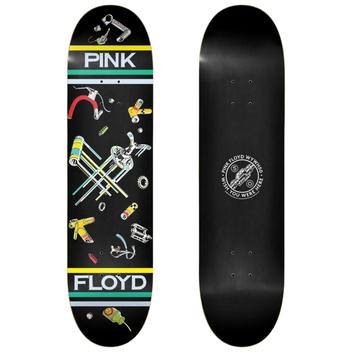 WYWH 50 Bicycle Parts Skate Deck