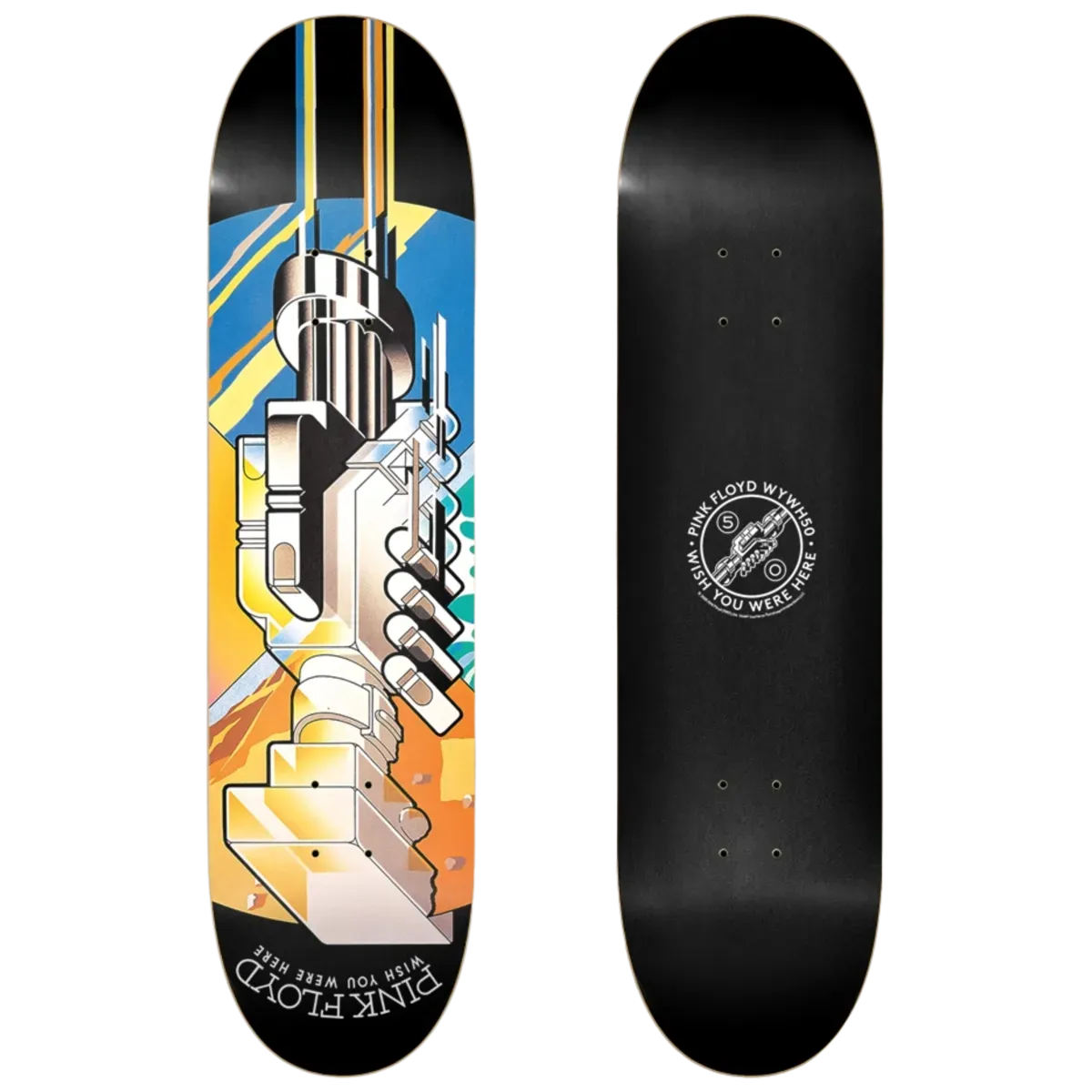WYWH 50 Robot Hands Skate Deck