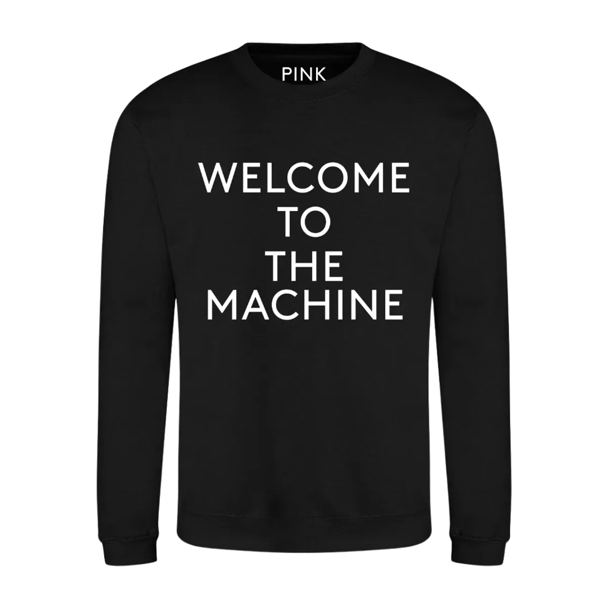 WYWH 50 Welcome to the Machine Text Crewneck