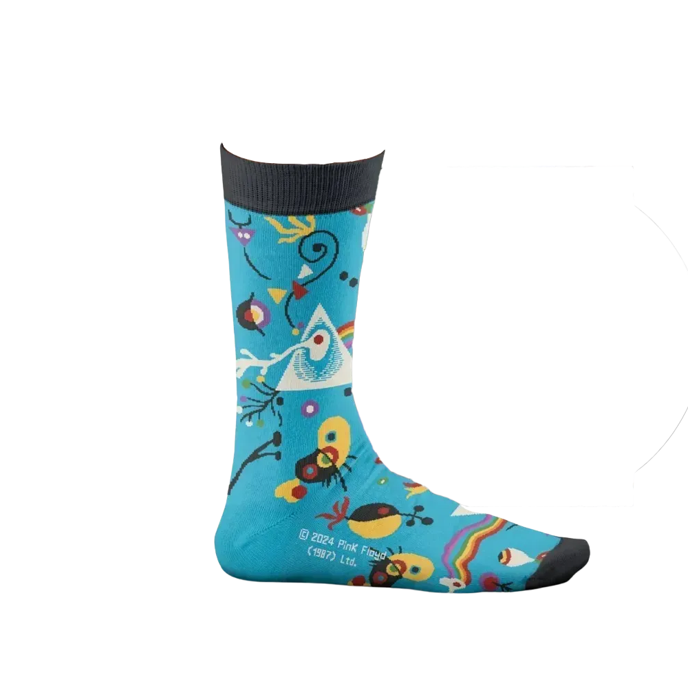 The Dark Side of the Moon Blue Socks